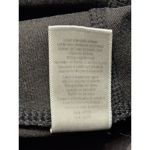 Alo Yoga High Rise Crop Leggings Womens XS Black Stretch Athletic Capri Workout - Picture 5 of 9